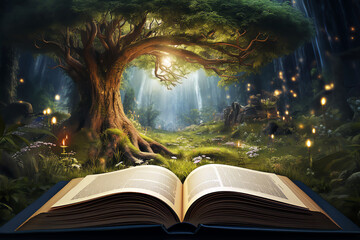 fairy tale book, AI generated © Frédéric Prochasson