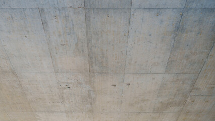 concrete ceiling in a brutalist building 