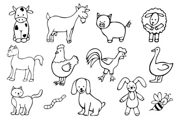Pet doodle set, world animal day