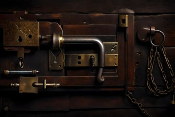 old key and lock