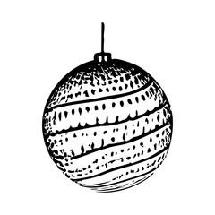 Christmas toy, Christmas ball. Vector stock illustration eps10.