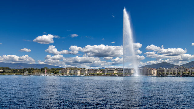 Fontanna w Genewie - Jet d'Eau