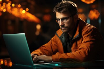 Portrait of a programmer in the modern computer world
