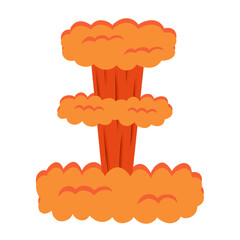 Nuclear atomic explosion comic