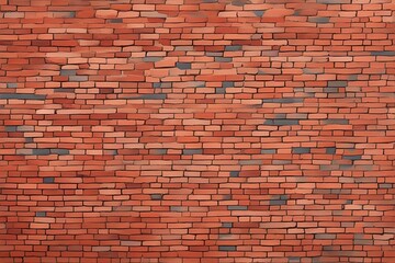 Vintage brick wall. AI generated illustration