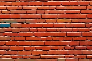 Fototapeta premium Vintage brick wall. AI generated illustration