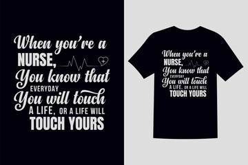 Nursing t-shirt design, nurses t-shirt design, custom nurse shirts, Nurse T-shirt Design Typographic.