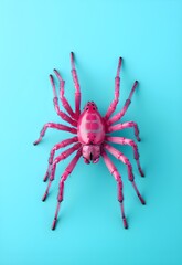 Bold Arachnid: Pop Art Minimalism on Eight Legs