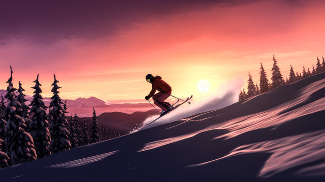 The snow skier performed a summersault after a successful jump.