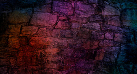 monumental wall from big old stones