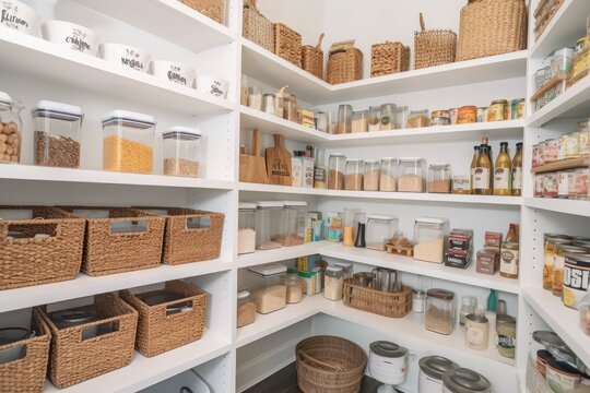 Storage room cottage. Generate Ai