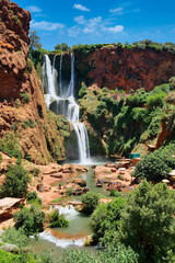 Ouzoud waterfalls in North Africa