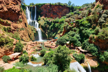 Ouzoud waterfalls in North Africa