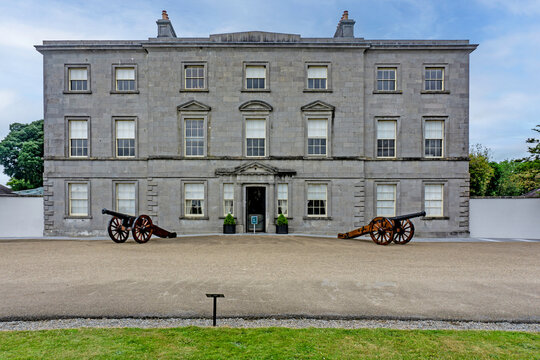 Oldbridge House, Battle of the Boyne Visitor Centre, Drogheda, Co Louth, Ireland. the house dates back to 1740.