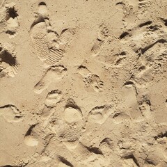 Fototapeta na wymiar Beach sand texture with sunlight