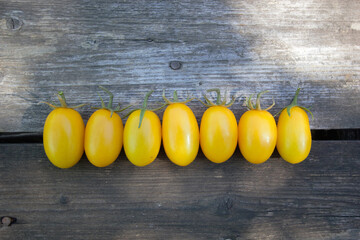 yellow pepper on wooden background
