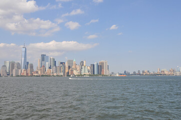 Fototapeta premium Manhattan skyline in New York