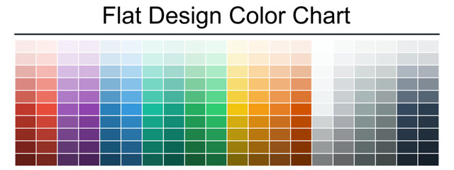 Flat design or flat UI colors are quite popular in web design today where bold, bright colors are used to create clean, simple interfaces.