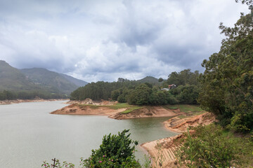 The beautiful views of kundala dam in Munnar from different angles, Kerala. The Gods own country