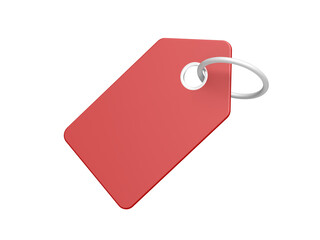 Discount label. Shopping tag. Special offer. Price tag. Sale. Blank. Isolated. 3d illustration.