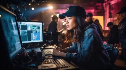 diversity and inclusivity photography woman working on film set