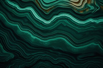 Serene malachite layers weave an artistic tapestry, Generative AI - obrazy, fototapety, plakaty