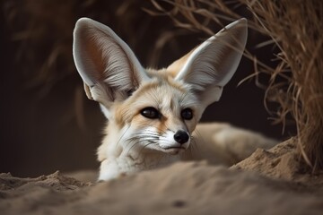 Fennec fox This species of fox. Generative AI