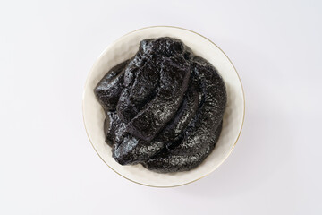 Korean spring sauce on a white background