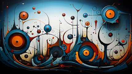 Abstraction en Mouvement : Spirales de Couleurs Subtiles
