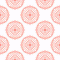 Seamless decorative pattern with ornaments.