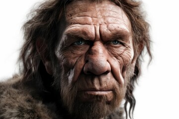 Portrait of neanderthal - generative ai