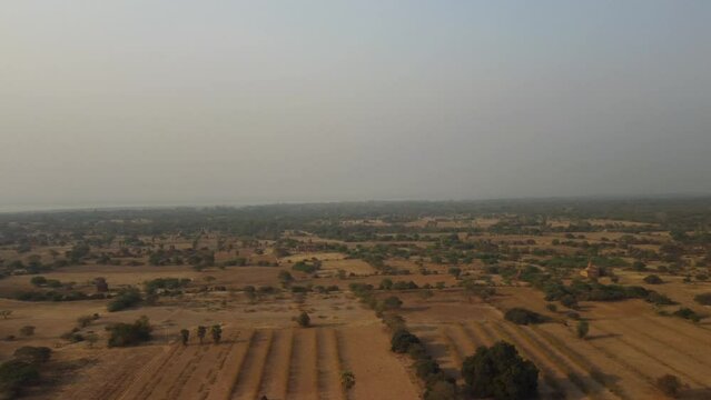 View from Sunset Hill (Oo Htain Taung) in Bagan 