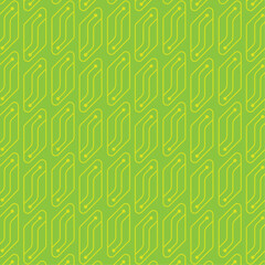 Abstract geometric lines circuit green concept decoration pattern vector