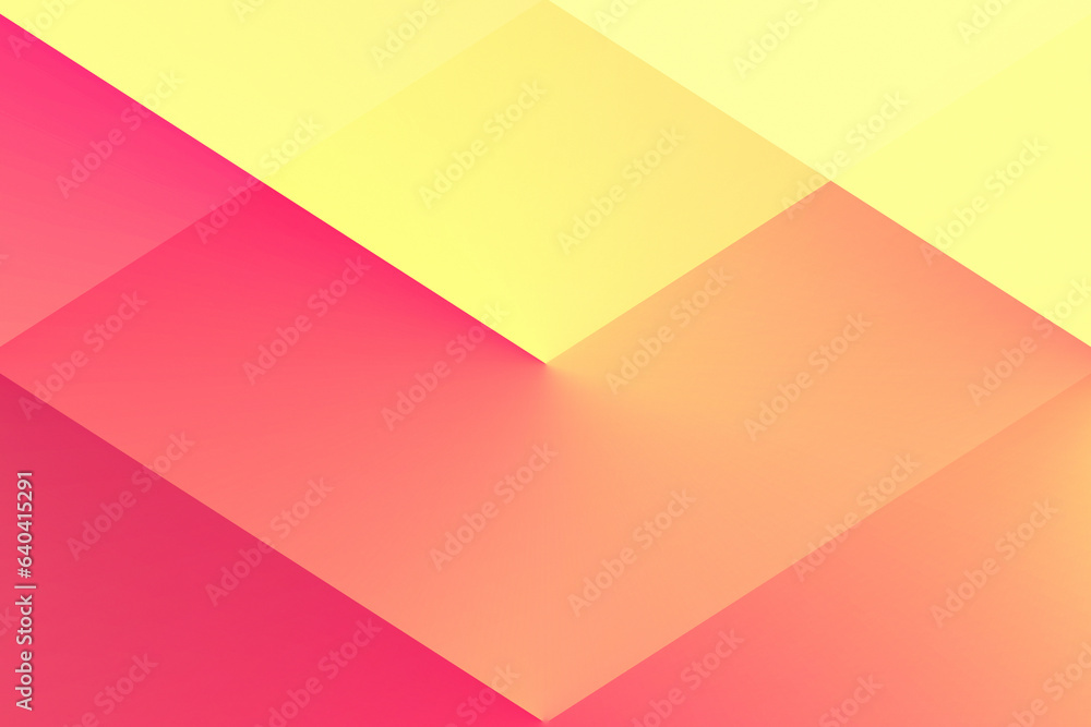 Aufkleber abstract pink yellow background with gradient and smooth transitions, smooth lines