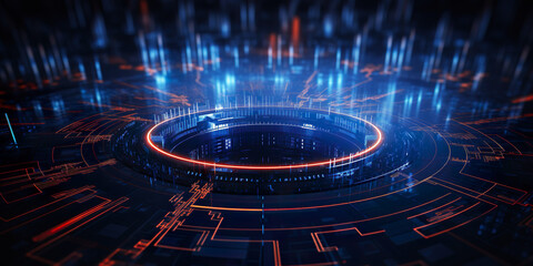 Network data protection background, conections cyberspace, representing tecnology information security, illustrative image programming codes, security concept, Abstract banner.