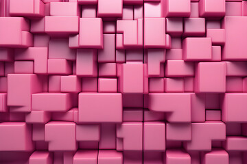 abstract pink cubes background