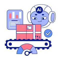 Artificial intelligence in business. AI-powered production, management