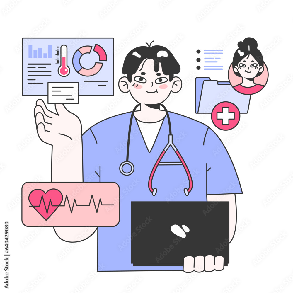 Poster bioinformatics. it medical service, computation and analysis of bio