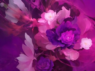 bouquet of pink roses