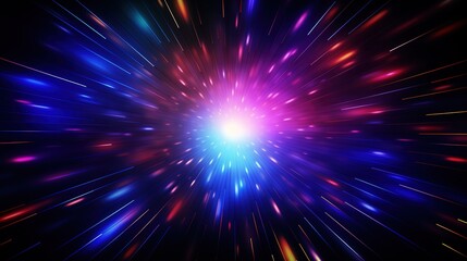 abstract background with rays