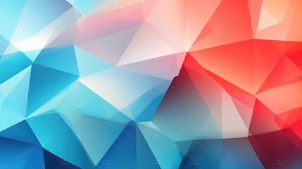 Fototapeta premium Abstract colorful geometric pattern with triangles