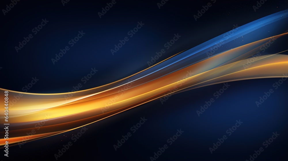 Poster abstract light background with space and motion, featuring glowing lines and energy explosion in a b