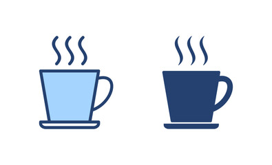 coffee cup icon vector. cup a coffee sign and symbol