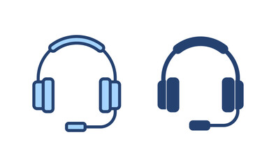 Headphone icon vector. Headvector sign and symbol