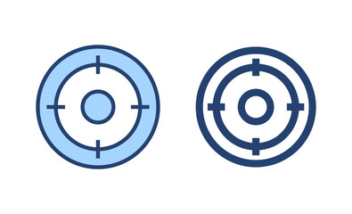 Target icon vector. goal icon vector. target marketing sign and symbol