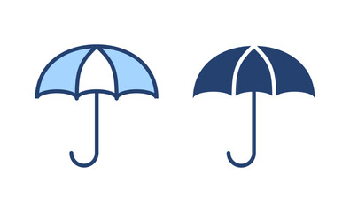 Umbrella icon vector. umbrella sign and symbol