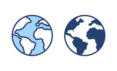 World map vector. Worldmap sign and symbol. Globe icon