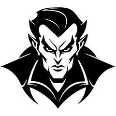 Obraz premium vampire silhouette vector