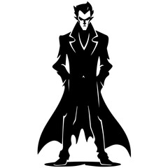 vampire silhouette vector