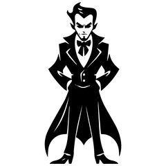 vampire silhouette vector
